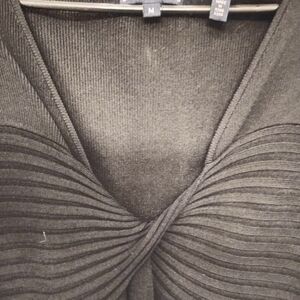 Black low cut dress By Bisou Bisou jeans